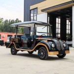 Mini Outdoor Bus Factory - Hot Selling Pink Electric Retro Classic