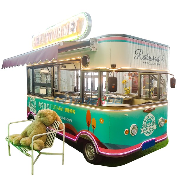 Ice Cream Food Truck Factory - Unique Design New Shape America Best Selling