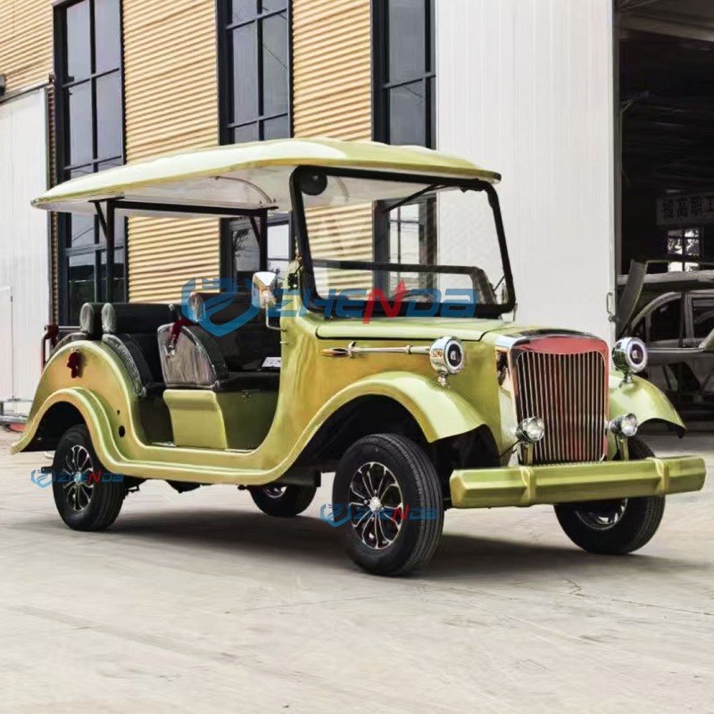 Electric Classic Car Manufacturer - New Energy 8 Seats Outdoor Sightseeing