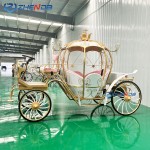 Electric Carriage Factory - White Haute Couture Pumpkin Cart