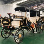 Sightseeing Carriage Factory - Black Convertible Electric Wedding Carriage