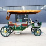 Sightseeing Carriage Manufacturer - Green Convertible Electric Vehicle