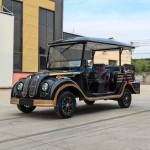 Mini Outdoor Bus Factory - Hot Selling Pink Electric Retro Classic