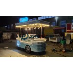 Ice Cream Trolley Factory - Customized Logo Green Hand Trailer Pulley