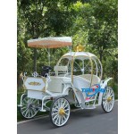 Pumpkin Carriage Factory - Beautiful Pink Horseless Carriage