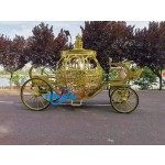 Wedding Carriage Manufacturer - Gold Electric Pumpkin Carriage