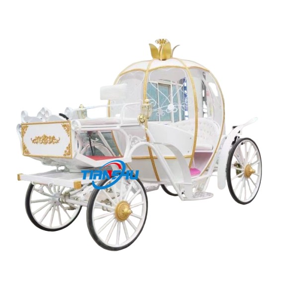 Wedding Carriage Manufacturer - Custom Color Electric Pumpkin Carriage