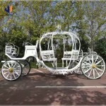Wedding Carriage Factory - Pink Sightseeing Pumpkin Carriage