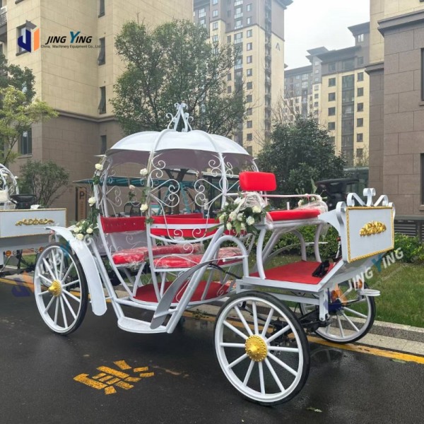 Wedding Carriage Factory - Pink Sightseeing Pumpkin Carriage