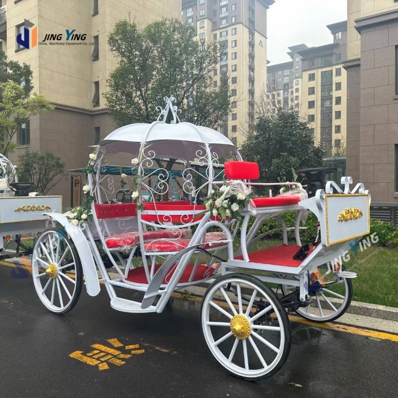 Wedding Carriage Factory - Pink Sightseeing Pumpkin Carriage