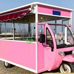 Coffee Food Van Manufacturer - 3 Wheel Tricycle Street Food