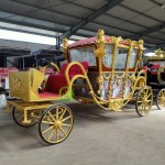 Electric Horse Carriage Factory - Red Luxury Elegant Decoration