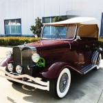 Classic Car Factory - 4 Seater Red Antique Traveling