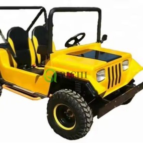 Electric Jeep Manufacturer - Yellow 2 Seater 150cc Classic