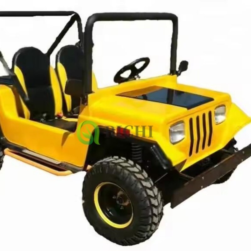 Electric Jeep Manufacturer - Yellow 2 Seater 150cc Classic