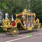 Electric Sightseeing Carriage Manufacturer - 2 Rows Park Amusement