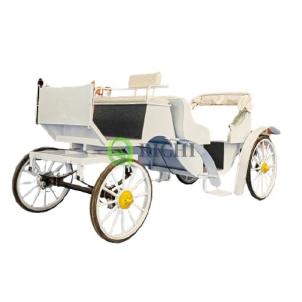 Sightseeing Carriage Manufacturer - Luxury Pink Steel Cart