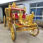 Cinderella Carriage Factory - Photo Backdrop Bride Groom Entry