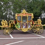 Cinderella Carriage Factory - Photo Backdrop Bride Groom Entry