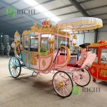 Electric Sightseeing Carriage Manufacturer - 2 Rows Park Amusement