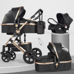 Baby Stroller Manufacturer - 3 in 1 PU Material