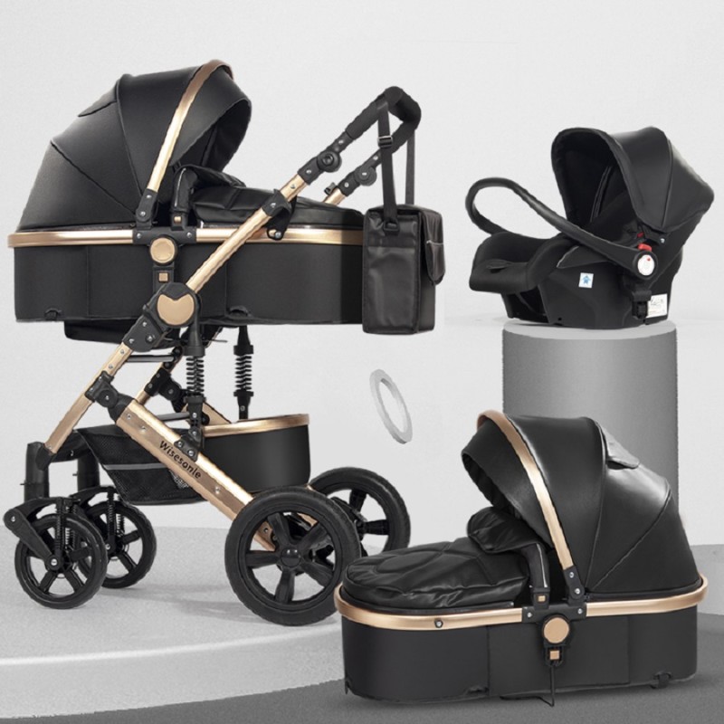 Baby Stroller Manufacturer - 3 in 1 PU Material