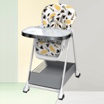 Baby High Chair Factory - White Leather Fabric