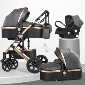 Baby Stroller Manufacturer - 3 in 1 Foldable Travel