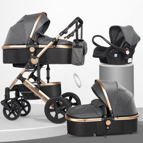 Baby Stroller Manufacturer - 3 in 1 Foldable Travel