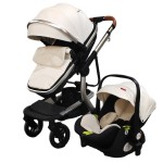 Baby Stroller Factory - 3 in 1 Leather Fabric Set