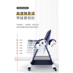 Baby High Chair Factory - White Leather Fabric