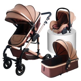 Baby Pram Manufacturer - 3 in 1 Portable Travel Luxury