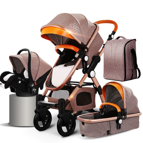 Baby Stroller Factory - 3 in 1 Infant Foldable Pram