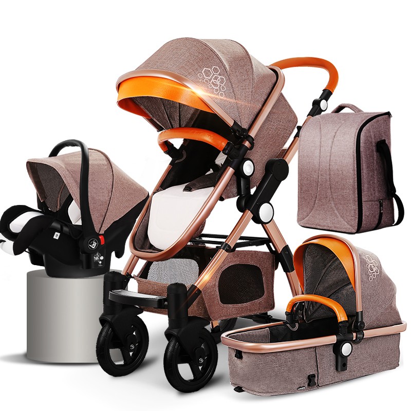 Baby Stroller Factory - 3 in 1 Infant Foldable Pram