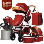 Baby Stroller Factory - 3 in 1 Infant Foldable Pram