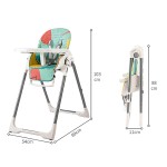 Baby High Chair Manufacturer - Luxury 2-in-1 Plastic Dining