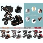 Baby Pram Factory - 3-in-1 Foldable Alloy Material