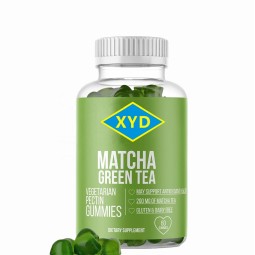 Private Label Herbal Supplements  Green Tea Matcha Gummies Candies