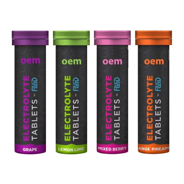 OEM Customized Electrolyte Energy Drink  Electrolyte Effervescent Tablets Elecrolyte Effervescent Tablets Sports Nutrition