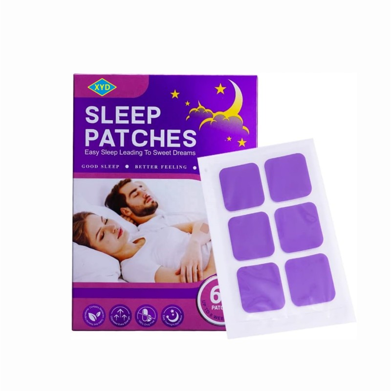 60 Pcs Per Box OEM Private Labels Sleep Patch with Melatonin and Natural Ingredients Promotes Restful Sleep
