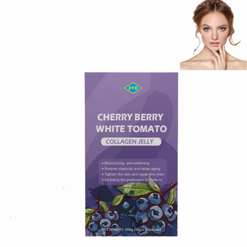 OEM Hot Selling Factory Supply Collagen Jelly with Cherry Berry White Tomato Delay Melanin Beauty Products