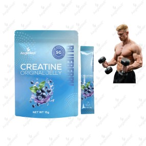 AegleWell Creatine Monohydrate Jelly for Men & Women 0g Sugar Creatine Jelly Pre-Work Out for Muscle Strength, Vegan