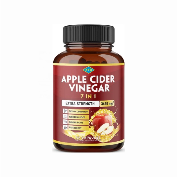 OEM Private Label Apple Cider Vinegar Capsules Helps in Improve Digestion