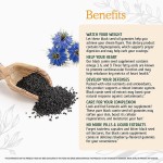 Private Label  Vegan, Non-GMO Black Cumin Seed Oil Gummies with Omega 3, 6, 9 Fatty Acids