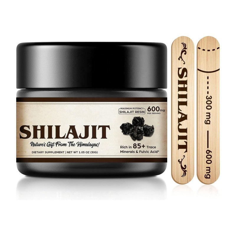 OEM Private Label Shilajit Ointment Pure Himalayan Organic Shilajit Resin Fulvic Acid for Energy and Immune Support