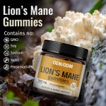 OEM Private Label Lions Mane Gummies Lions Mane Mushroom Supplement Gummy