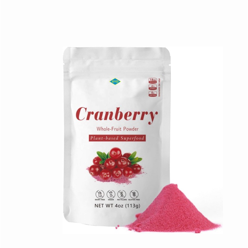 Private Label OEM Cranberry Fruits Collagen  Drink Supplement Herbal Supplements Pink Powder