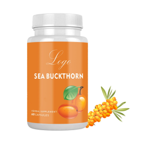 XYD Factory Supply  Product Omega 7 Capsule Herbal Extract Organic Sea Buckthorn Oil Softgel Capsules for Adult