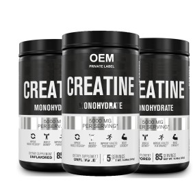 Hot Selling Private Label Creatine Monohydrate Powder for Muscle Growth, Increased Strength, Enhanced Energy