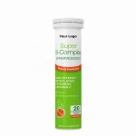 OEM Private Label Effervescent Energy Tablets Vitamin B Complex Tablets for Anti Fatigue